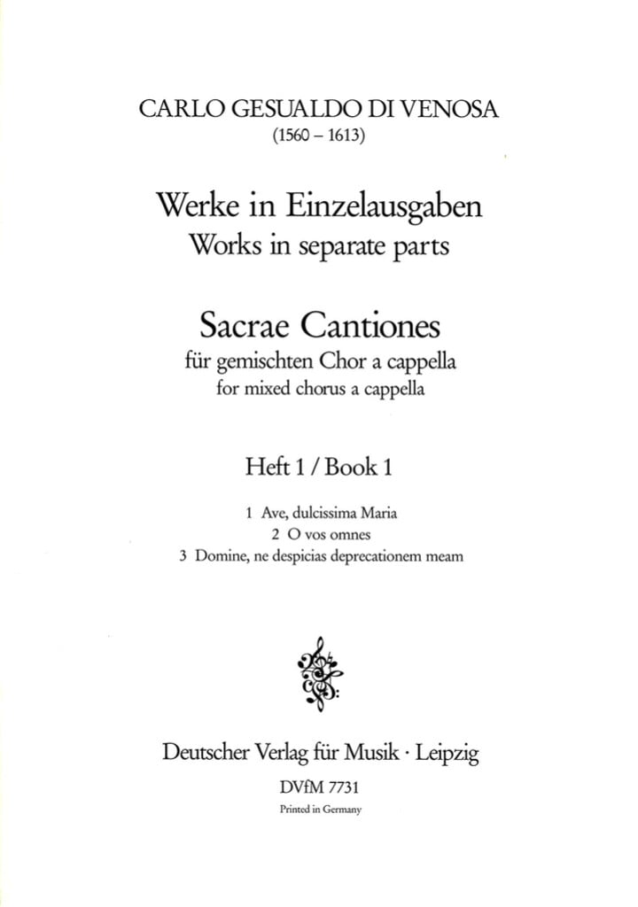Sacrae Cantiones 1